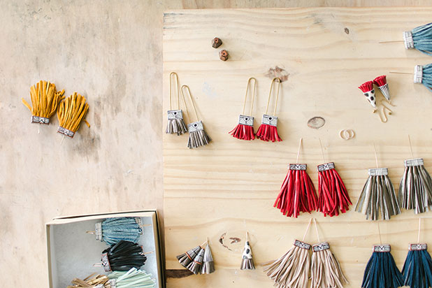 details of jewelry in process - Sarah Der
