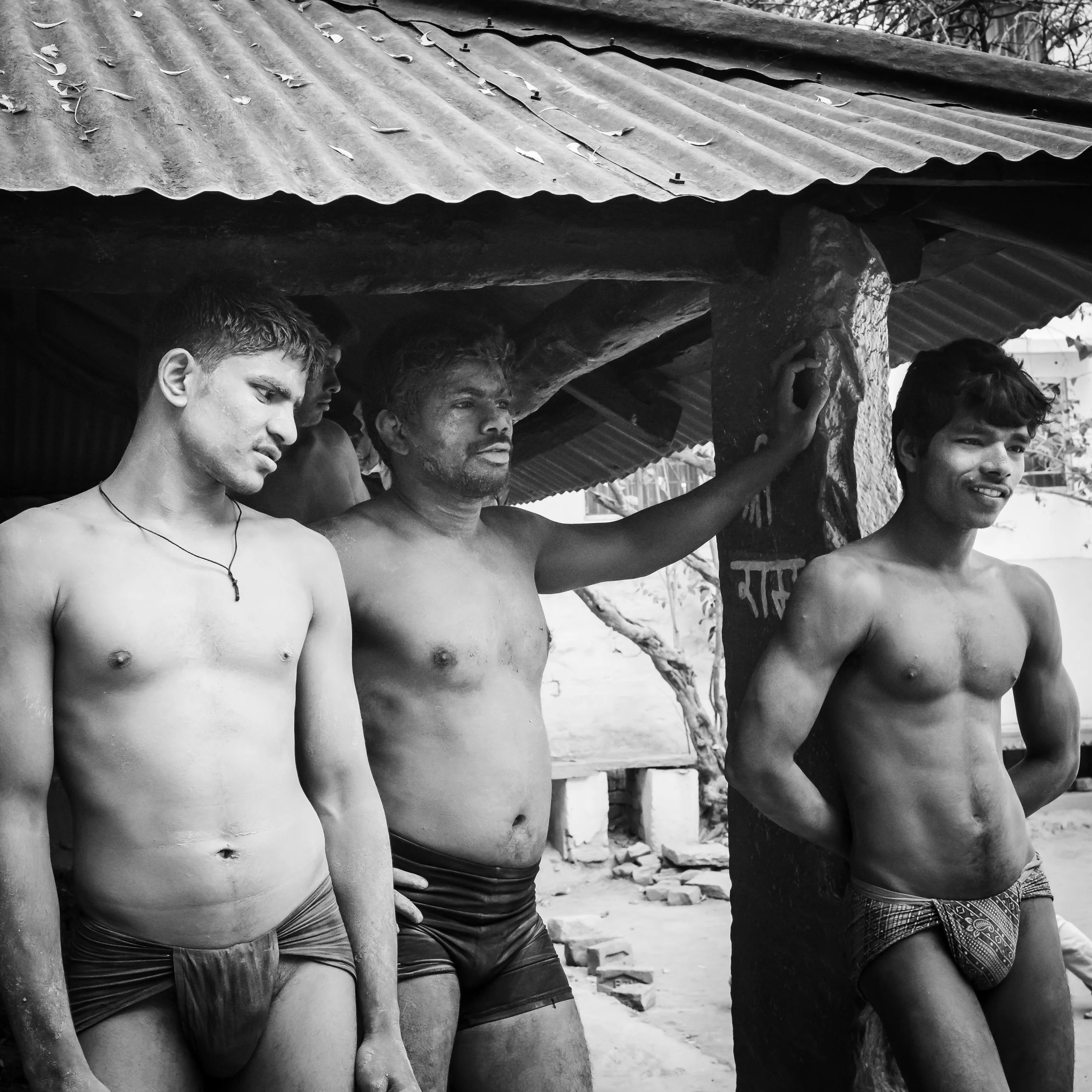 India / Varanasi: Pehlwani wrestlers