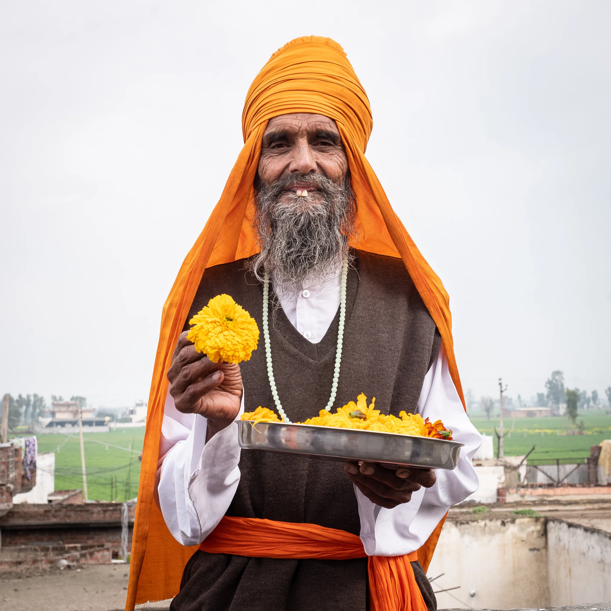 India / Punjab / Mehlanwala Village: Sikh warrior