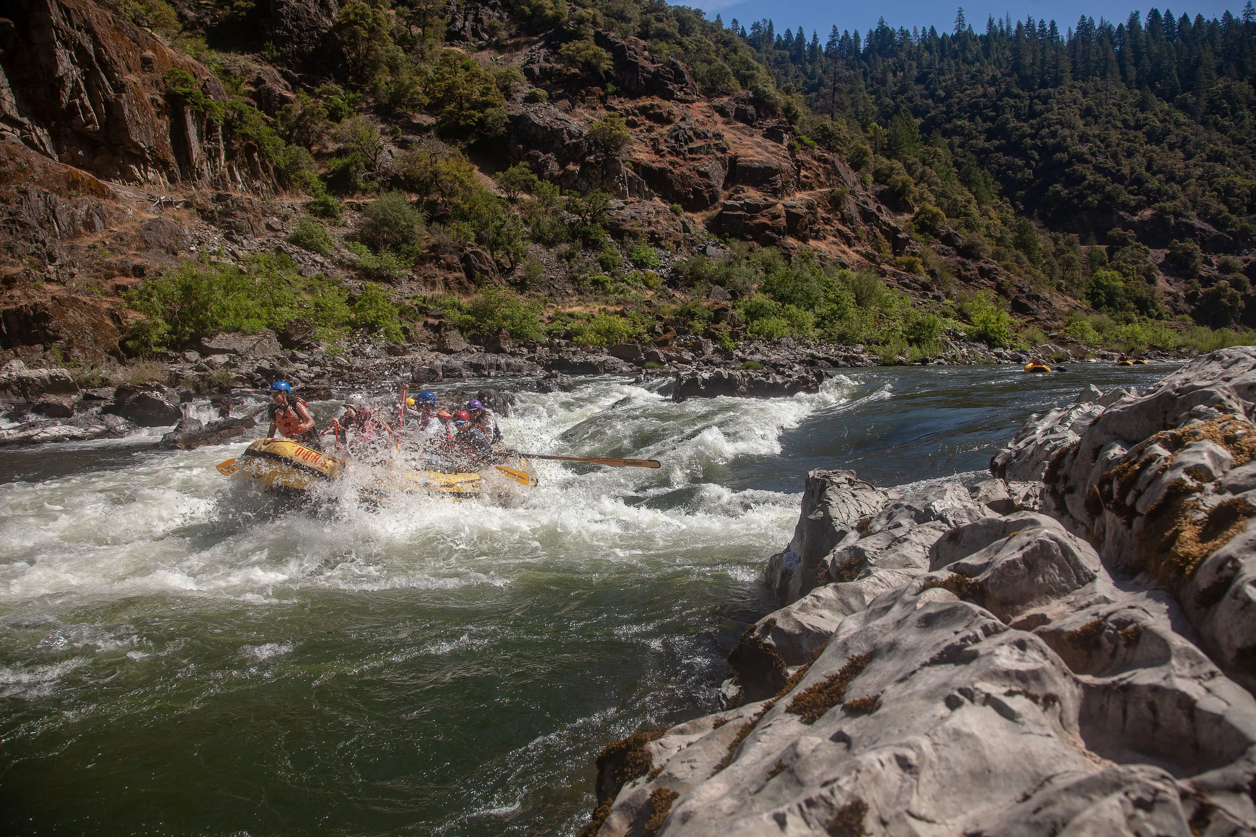 Floating down the Wild Rogue with a bunch of river advocates in your boat! (c) 2018 Scott Cordner.