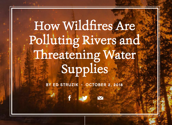 How Fires Threaten Water Supplies