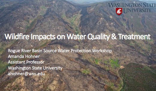  Wildfire Impacts on Water Quality and Treatment 