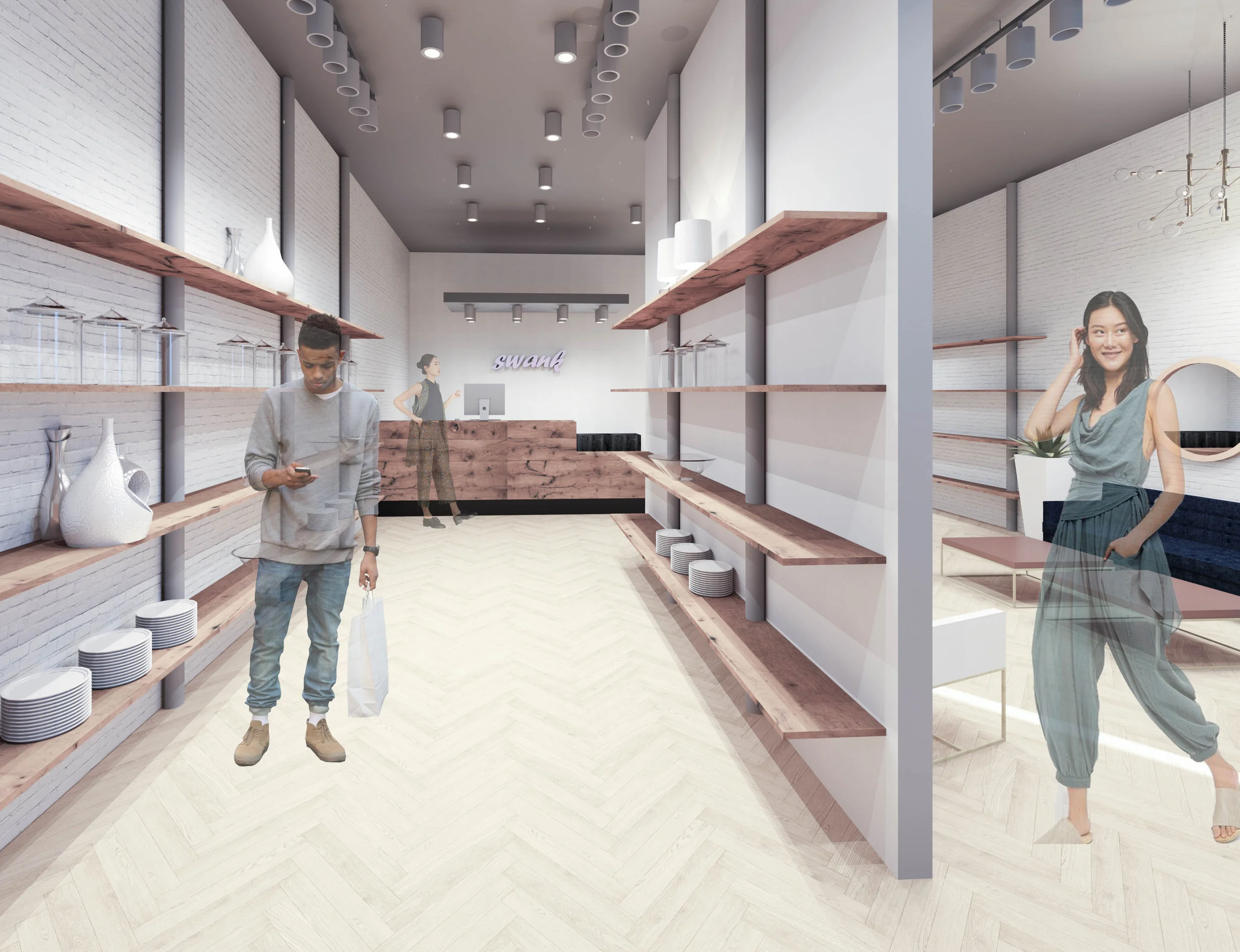 1st Floor: Entry/Shop