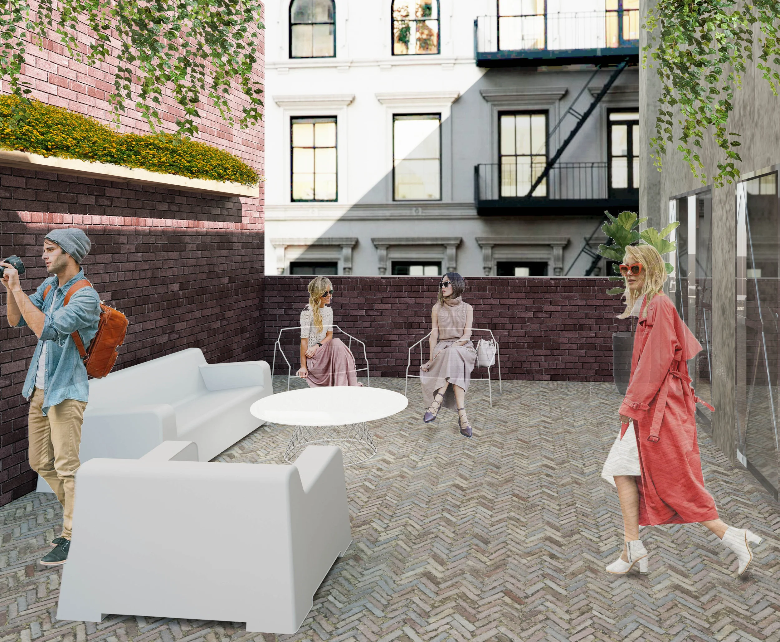 3rd Floor: Outside Patio