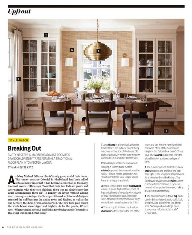 So excited to be featured in Boston Globe Magazine today! @bostonglobemag @bostonglobe 📸: @emilyobrienphoto_design #bostondesign #bostonglobemagazine #bostonglobemag