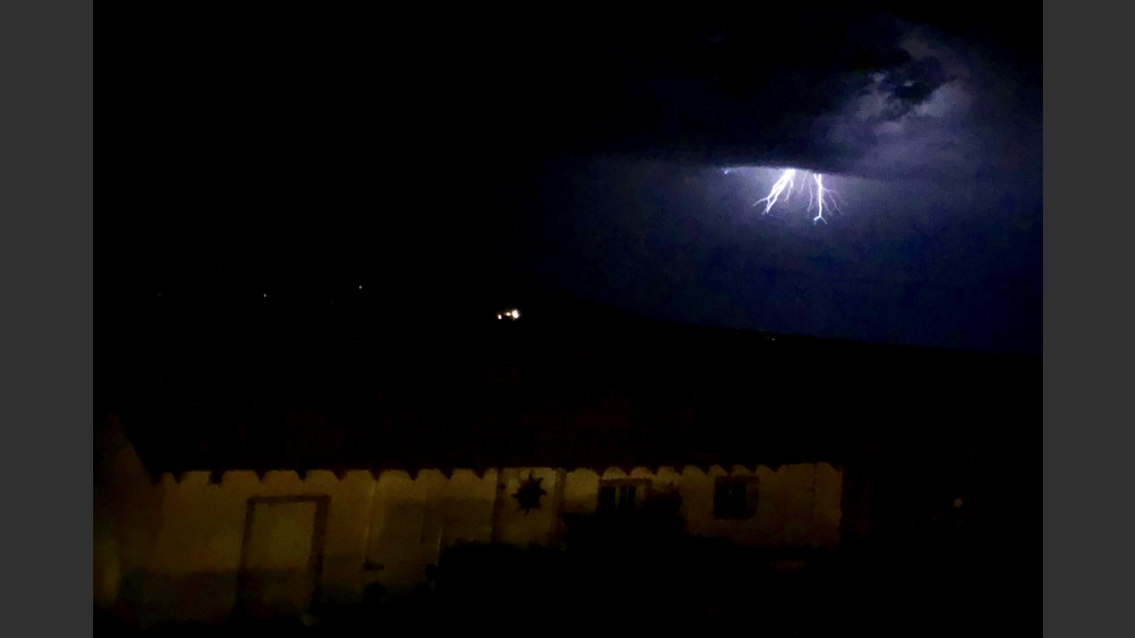  Midnight lightning over the barn on the 4th of July. 