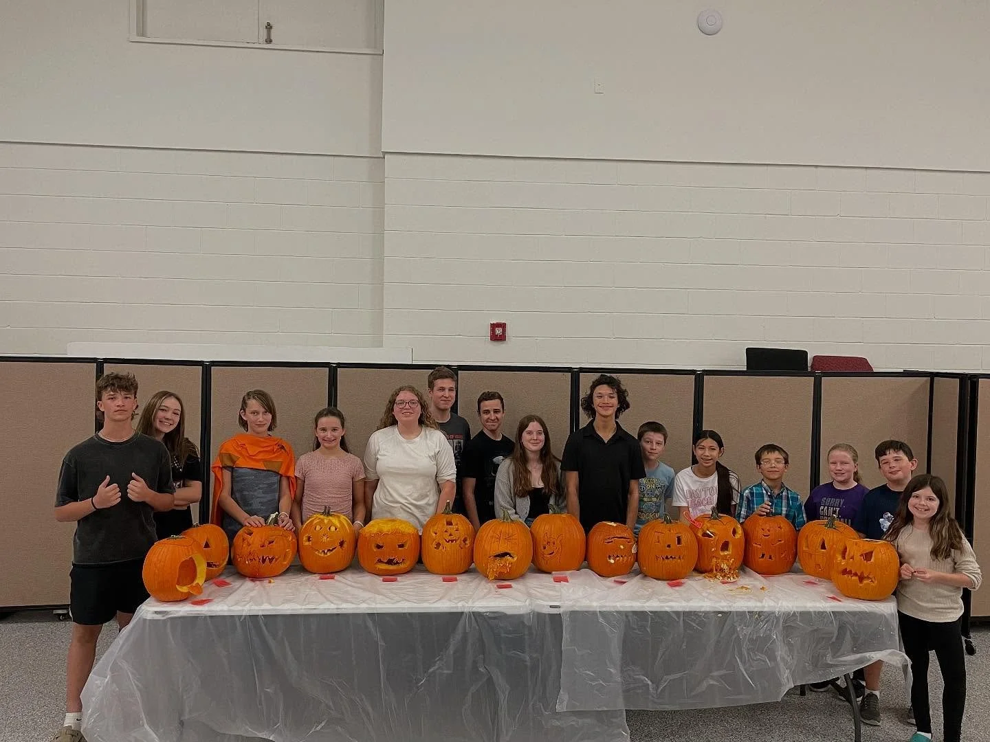 We had such a fun time carving pumpkins last night at our Second Annual Pumpkin Carving Competition!
🎉 Congratulations to Reagan Alvey, Wesley Sands, and Taylor Coles for taking home the top prizes for the most scariest pumpkin, the most funniest pu