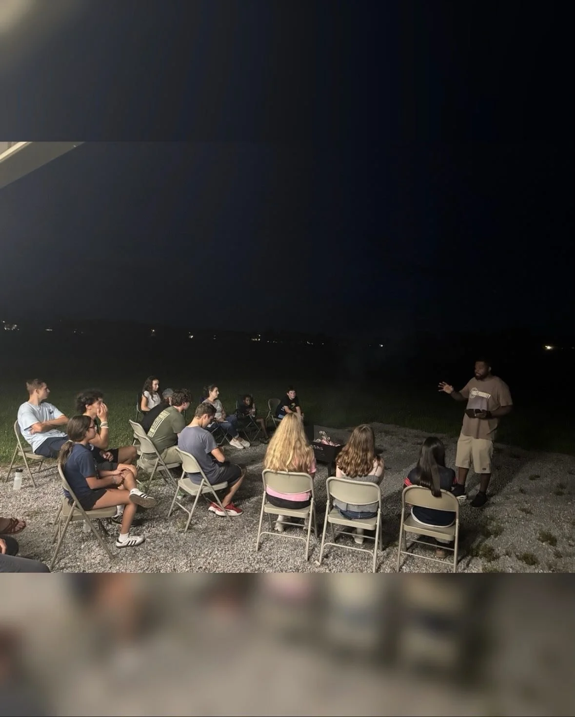Bonfire Night was a success! 🔥

We enjoyed Nine Square, s&rsquo;mores, great fellowship, and a devotional from Pastor DeAndre from Exodus 3. We were reminded that God often works in the ordinary, calling us to trust and obey Him. Instead of asking G