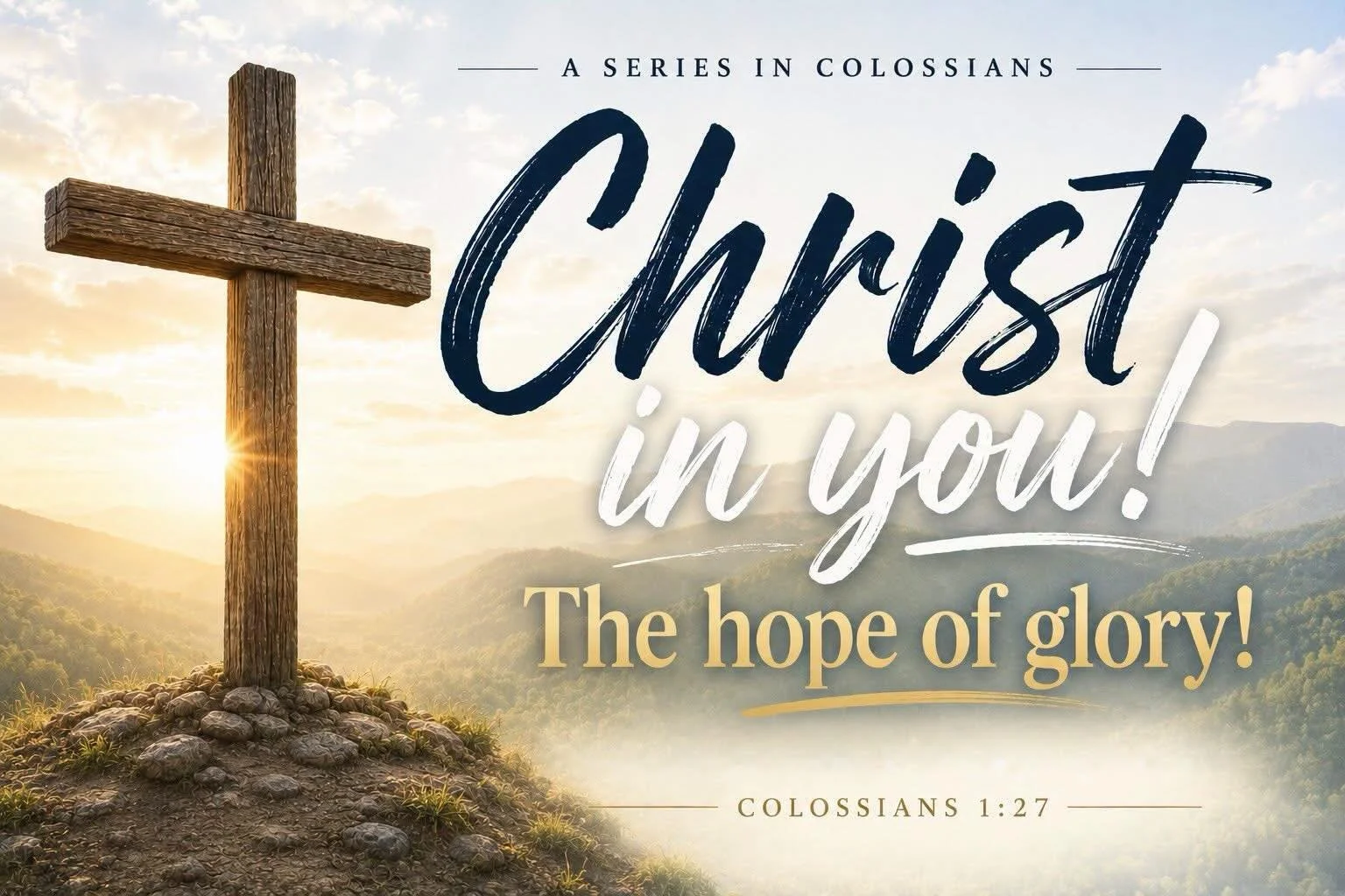 New sermon series begins this coming Sunday for Sunday morning worship at 9 am! Hope to see you there! Invite a friend!