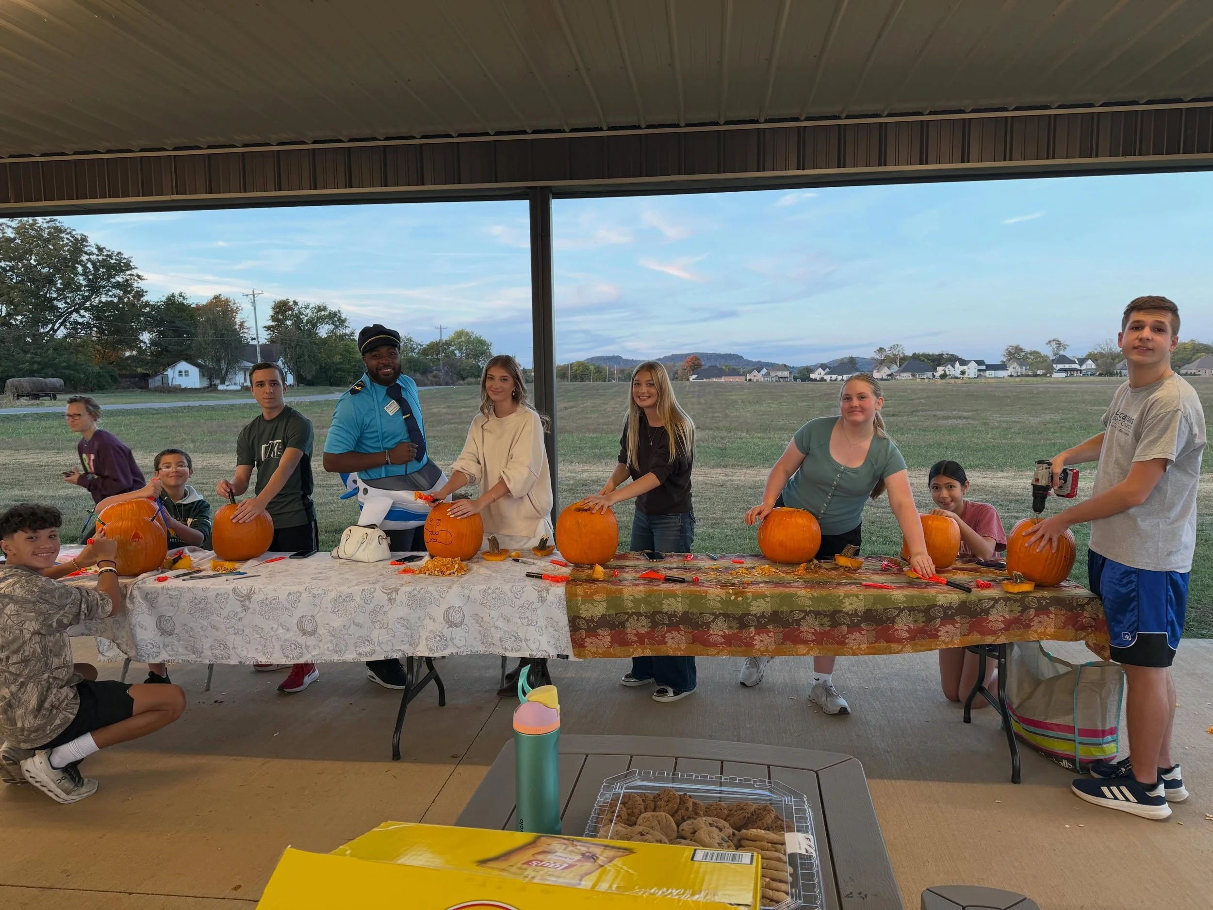 🎃 Our 3rd Annual Pumpkin Carving Contest was a blast last night! From spooky to silly to downright creative, our students had some awesome pumpkin designs! 🎃😂 Congratulations to Wesley Sands for winning the most scariest pumpkin, Everly Sirising f