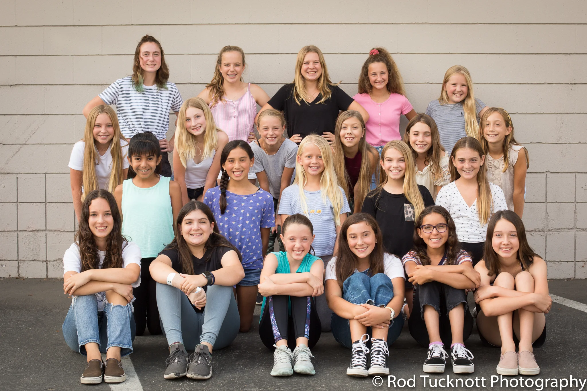JUNIOR CREW Back Row: Kennedy Cross, Olivia de Ponce, Serena de Ponce, Paylin Marcillac, Taylor Dirksen, Third Row: Melody Vogel, Ella Rock, Ava Jane Damery, Ava Inman, Amelie Gridley, Stella Peus Second Row: Chloe Diaz, Mika Velazquez, Carly Lindblad, Mia Talerico, Milli Hamilton Front Row: Shelby Brewer, Riley Beainy-Johnson, Cameron Weathers, Belle Olivera, Kayli Scafidi, Sofia Prober