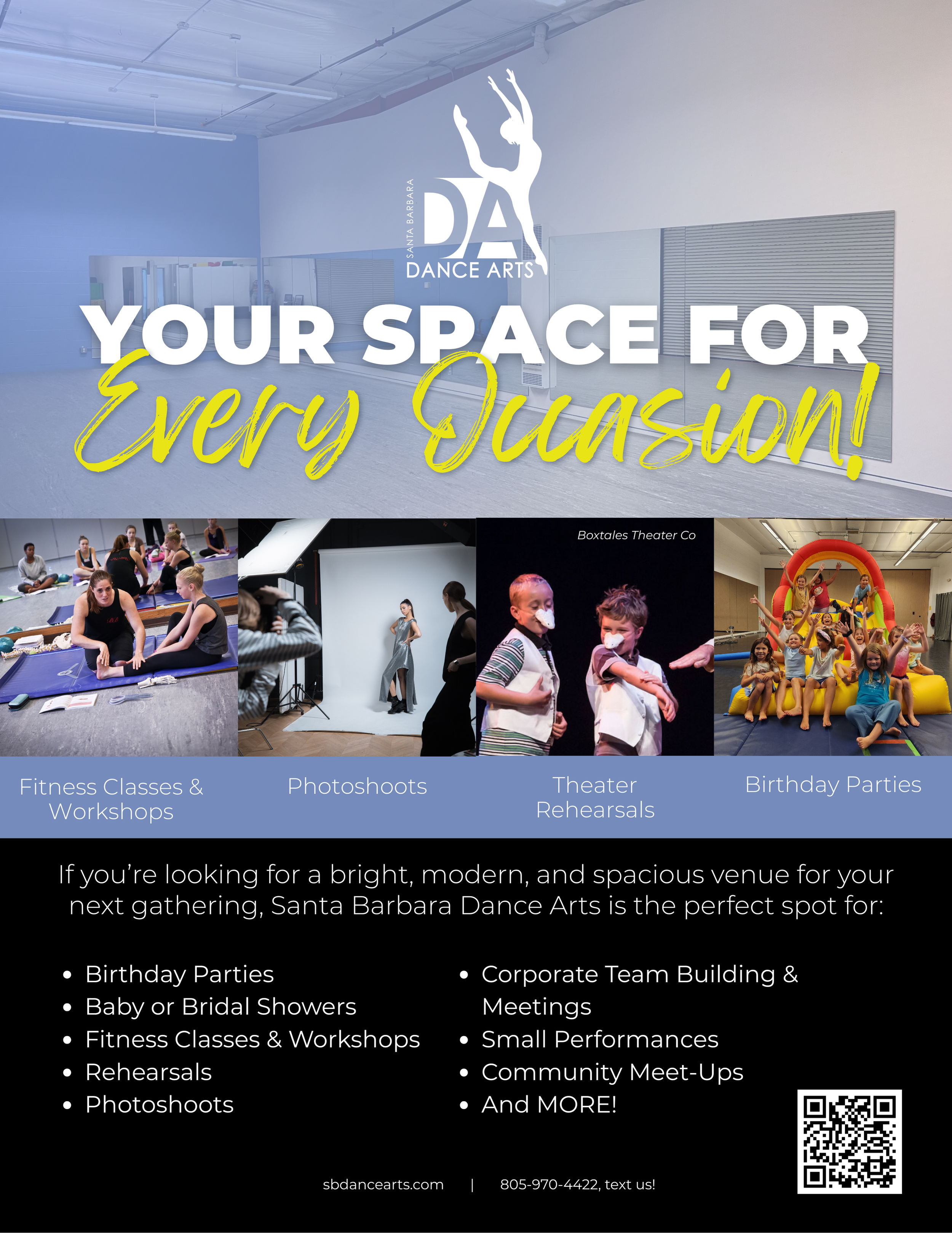 Dance Studio Rental Space | SB Dance Arts — Santa Barbara Dance Arts