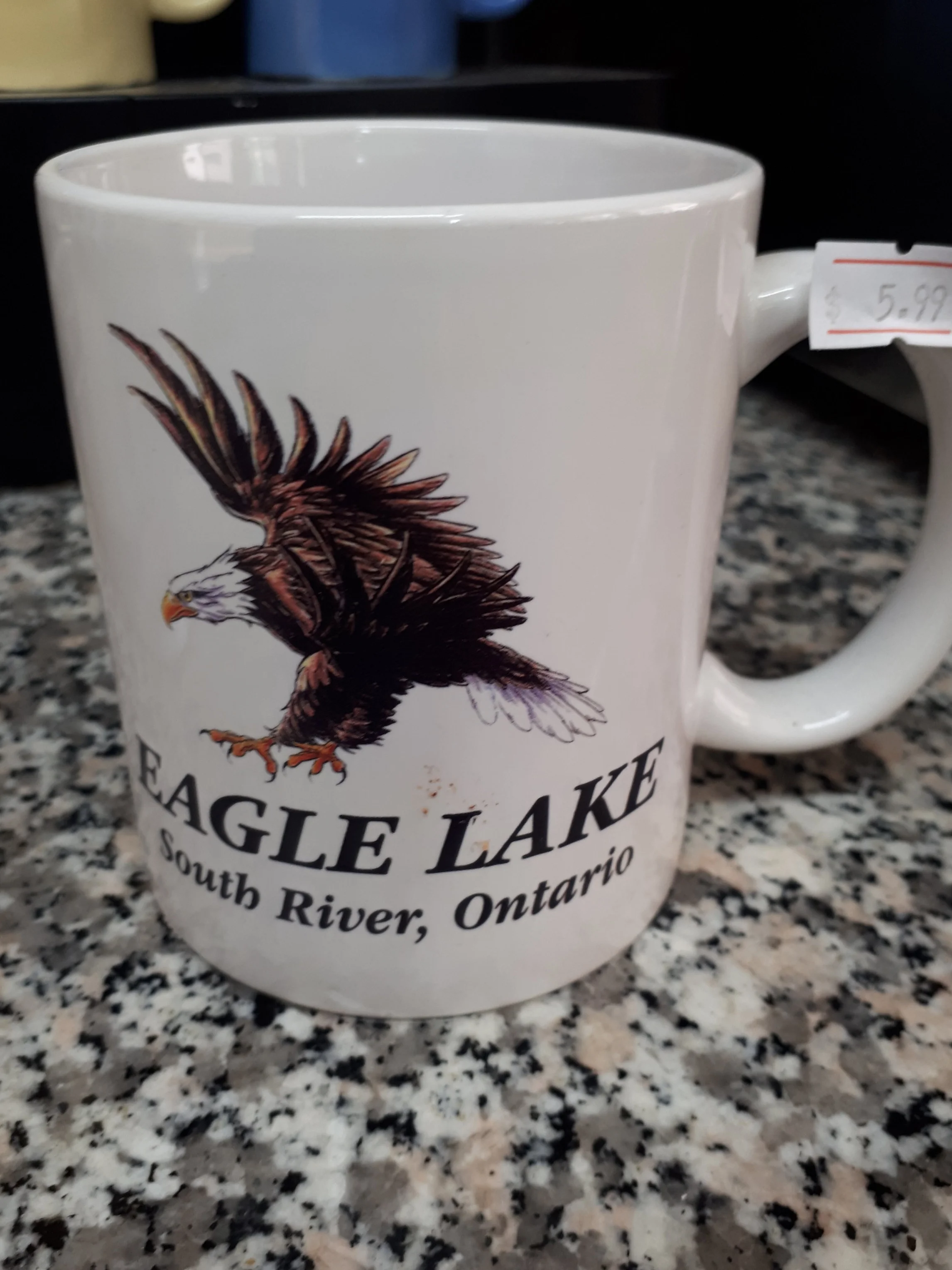 Mugs, plates, local souvenirs of all kinds.