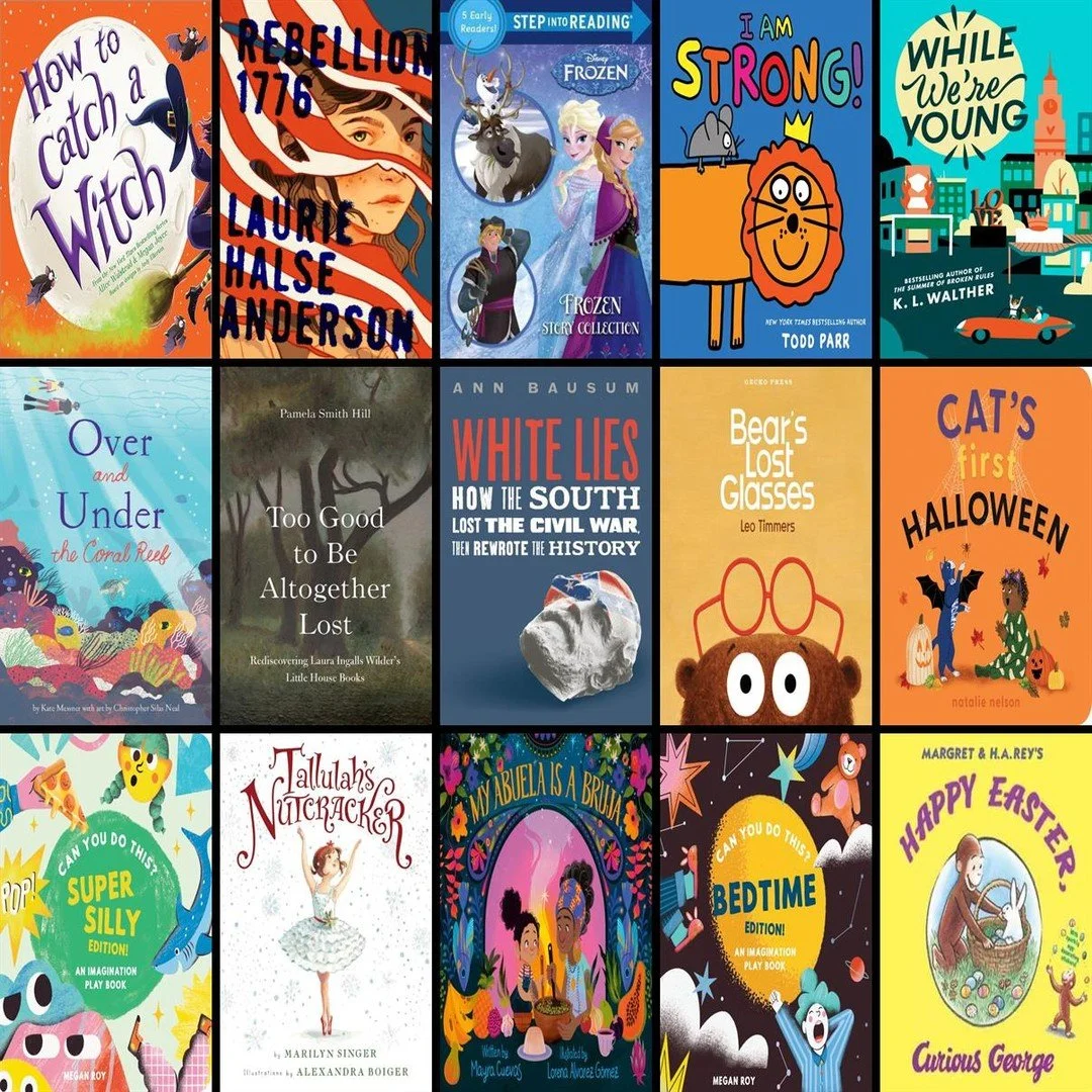 See the new items for young people at the Bushnell-Sage Library at:

*** http://wowbrary.org/nu.aspx?in&amp;p=3241-762-CUS1009 ***

This week's 21 new physical items for young people include &quot;How to Catch a Witch&quot;, &quot;Rebellion, 1776