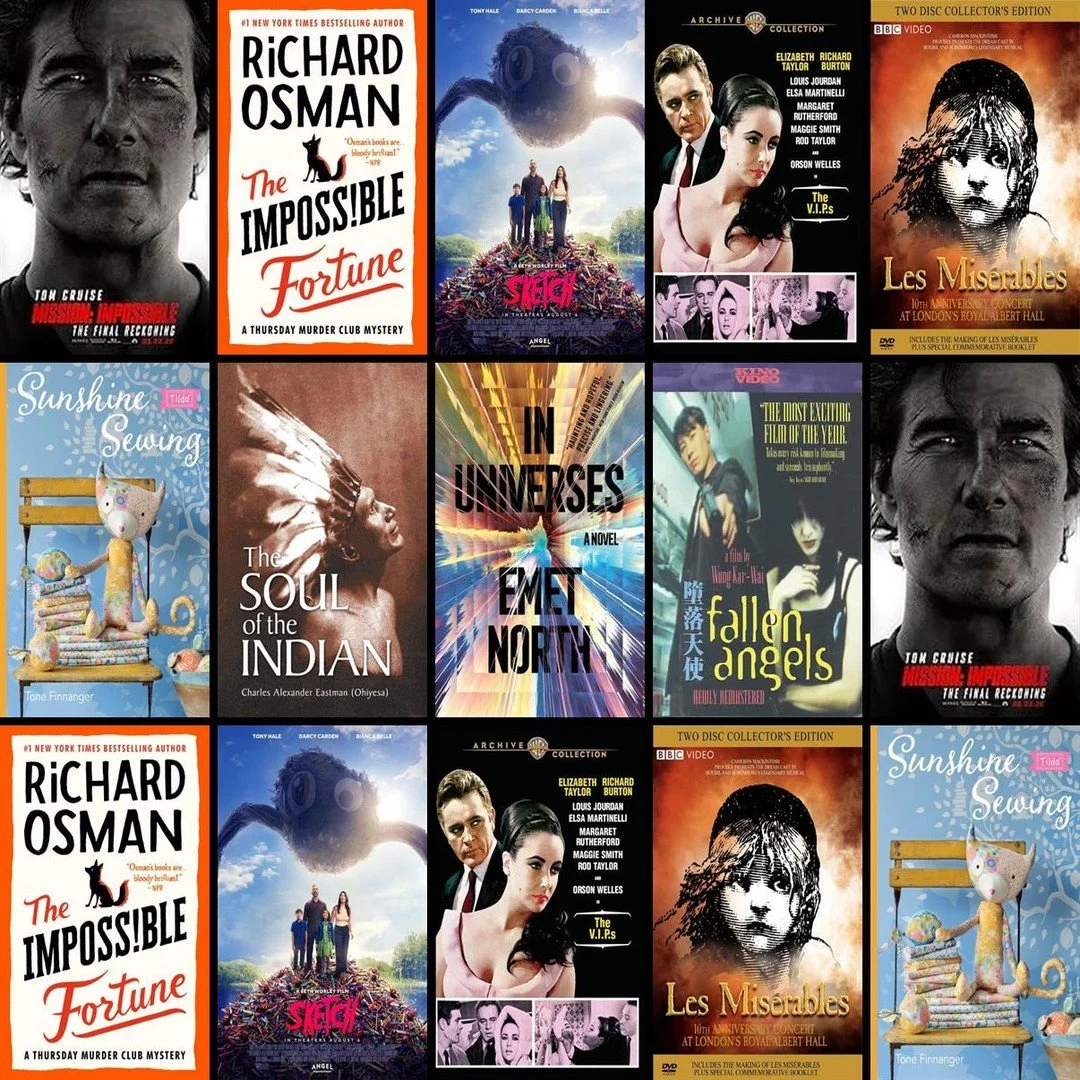 See the new items for adults at the Bushnell-Sage Library at:

*** http://wowbrary.org/nu.aspx?in&amp;p=3241-770-CUS1002 ***

This week's nine new physical items for adults include &quot;Mission: Impossible - The Final Reckoning&quot;, &quot;The 
