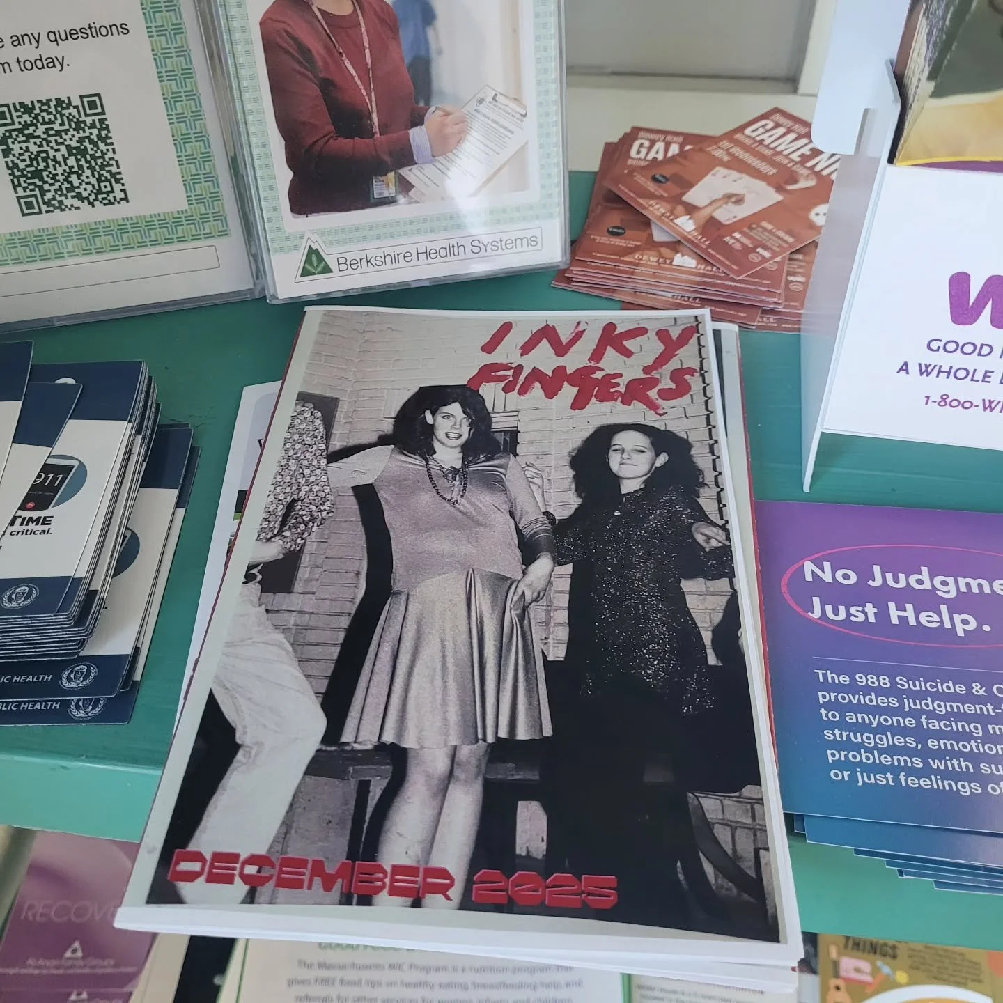 Copies of the December @inkyfingerszine are available now in our lobby! Find the coolest things to do this holiday season ❄️❄️❄️