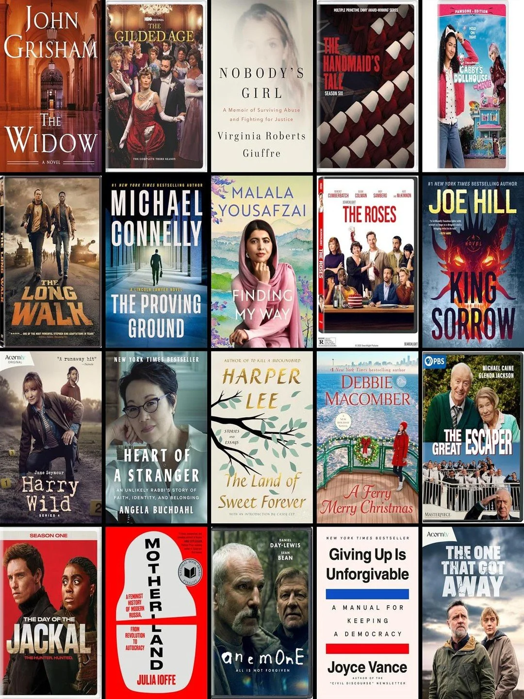 See the new items for adults at the Bushnell-Sage Library at:

*** http://wowbrary.org/nu.aspx?in&amp;p=3241-778-CUS1002 ***

This week's 43 new physical items for adults include &quot;The Widow&quot;, &quot;The Gilded Age: The Complete Third Sea