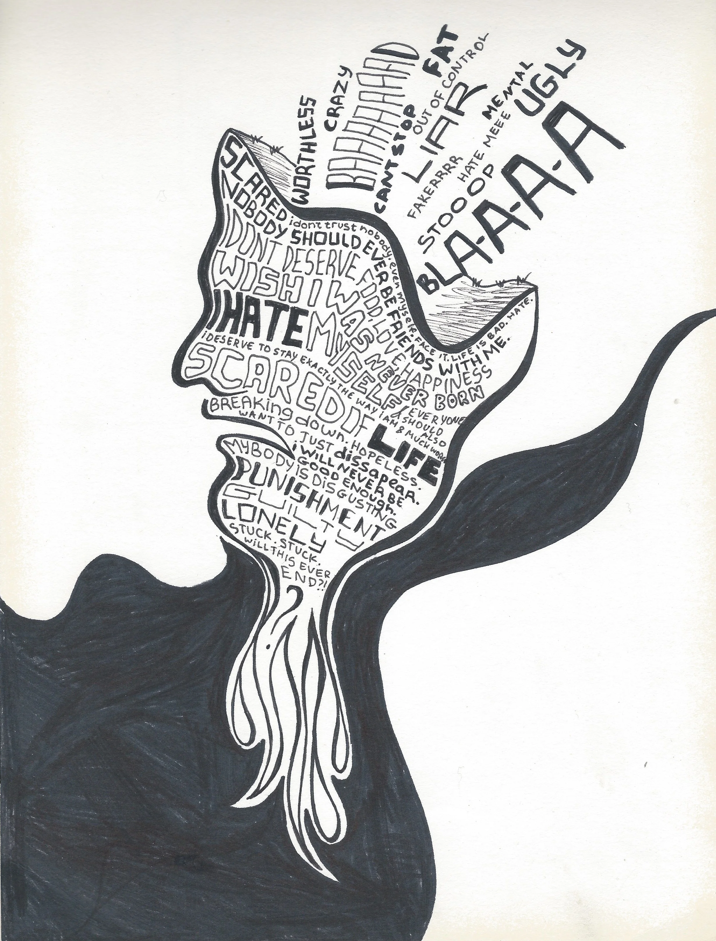 mental illness anxiety screaming hand lettering typography art rivka korf.jpeg