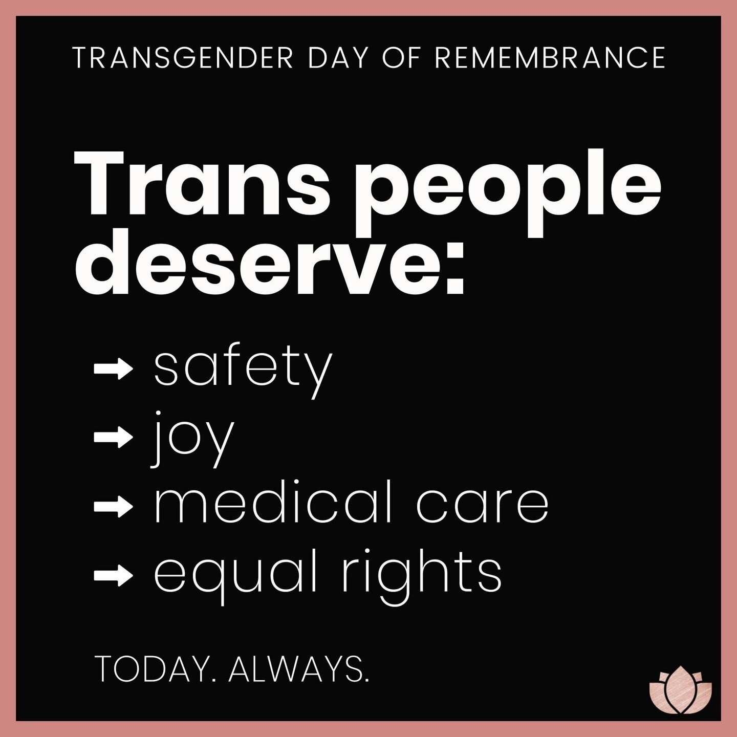 Today is Transgender Day of Remembrance, and as we mourn those killed&mdash;the latest in a shooting at Club Q in Colorado Springs, which planned to honor those who lost their lives to anti-transgender attacks&mdash;we stand with trans people and aga