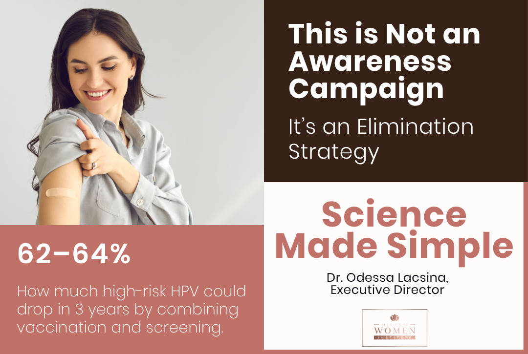 Science Made Simple: This Is Not an Awareness Campaign. It Is an Elimination Strategy.