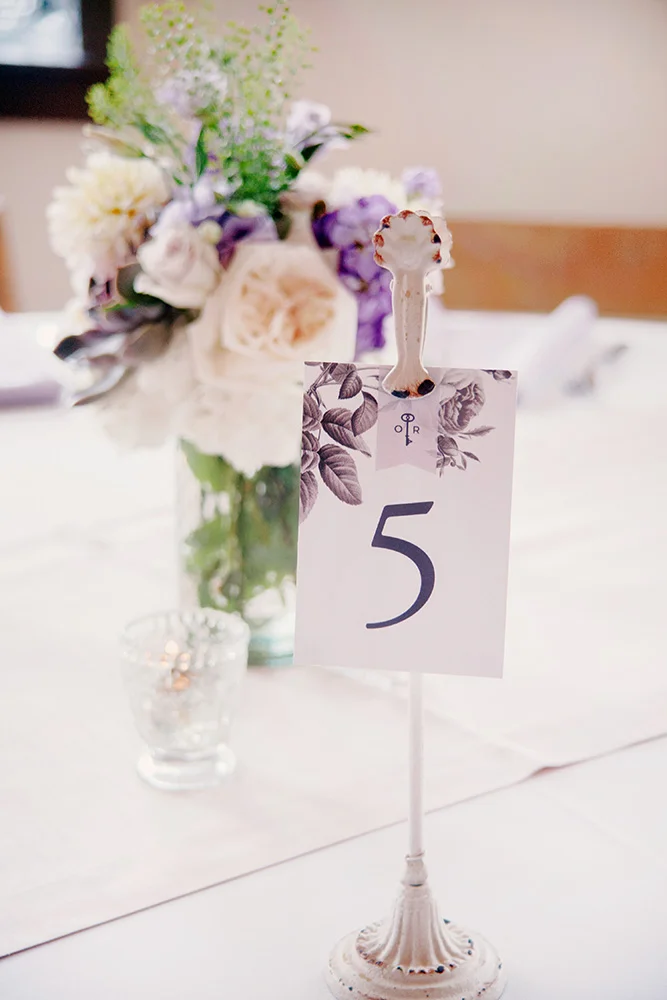 Lavender and Ivory Centerpieces - Creativo Loft