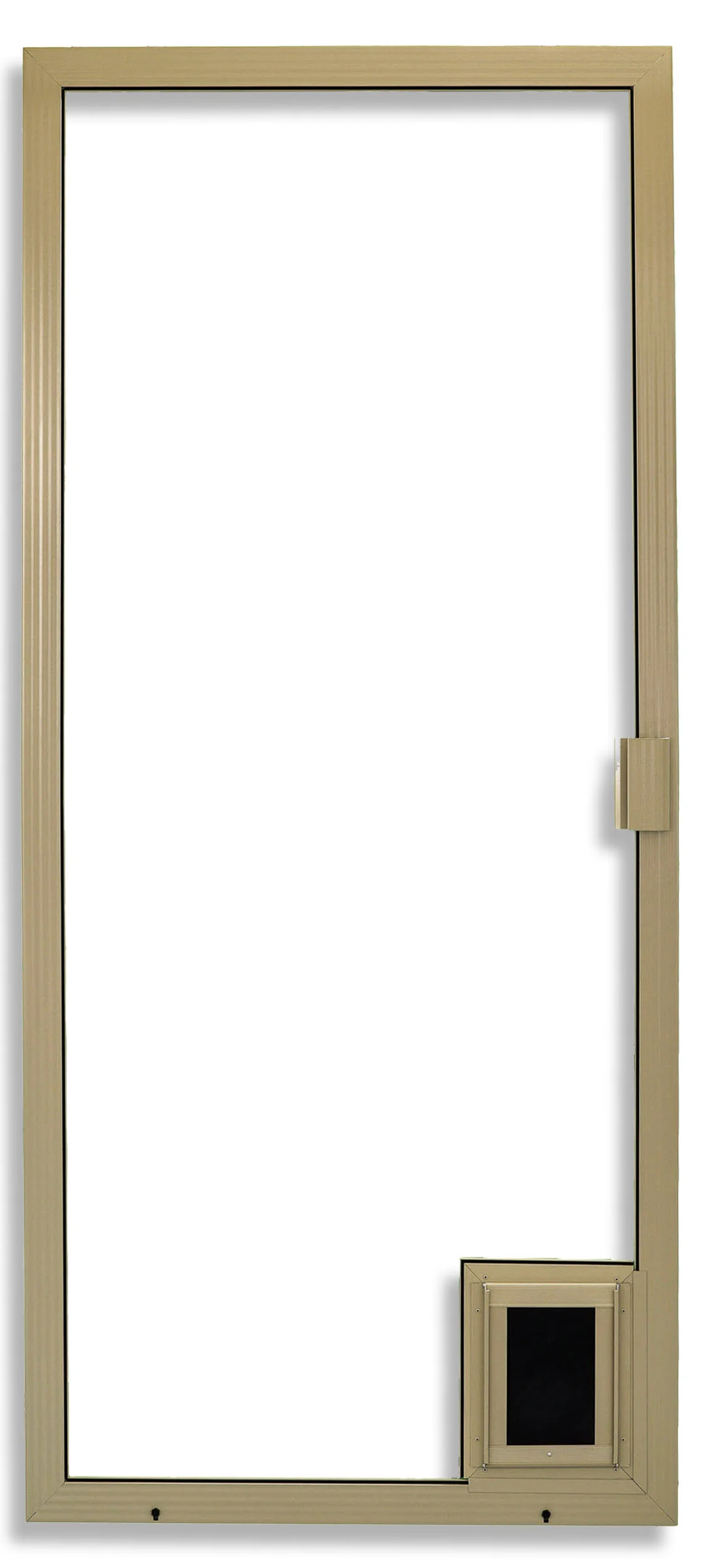 Century with Small Pet Door Installed in Tan