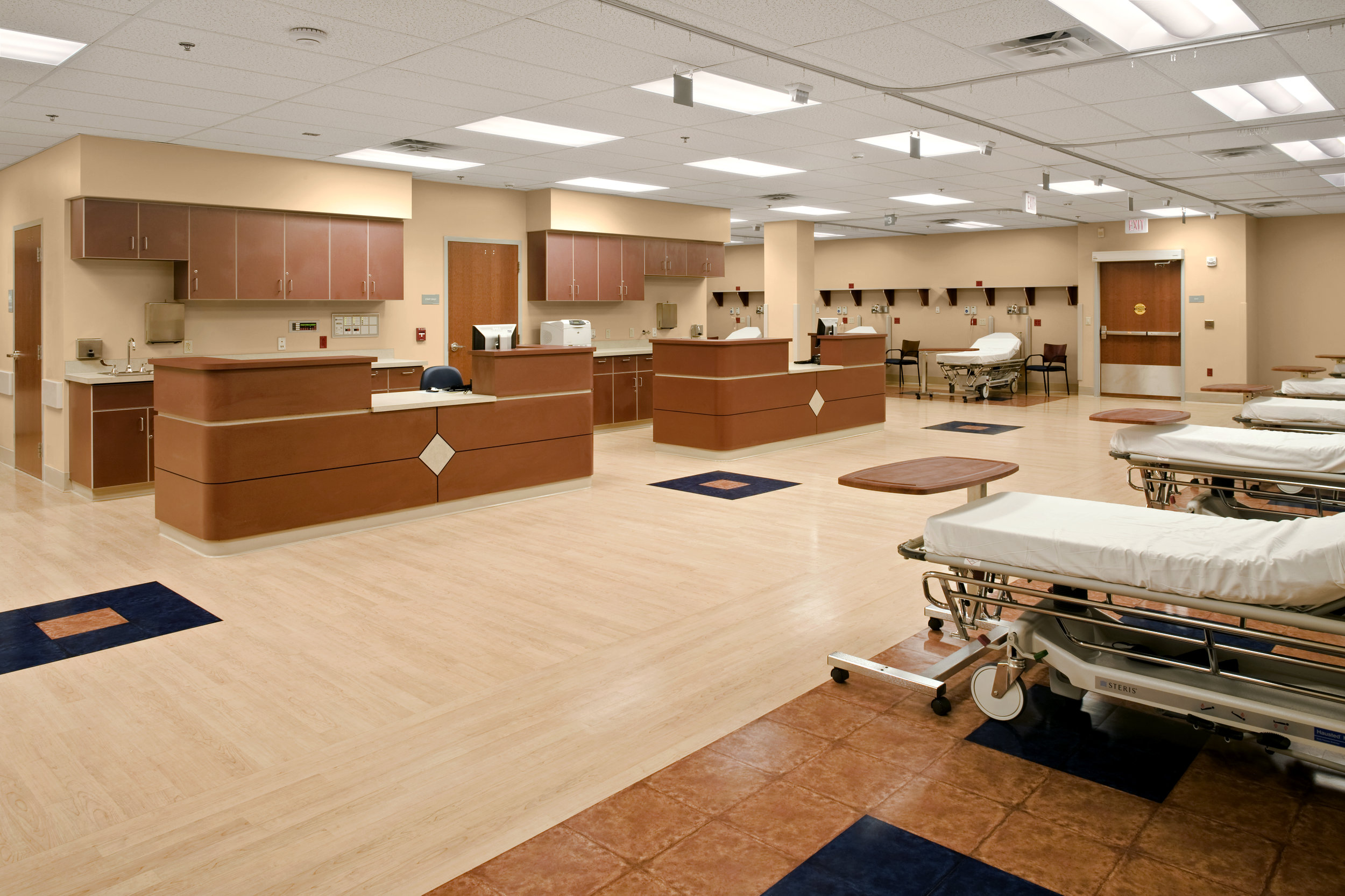 Patient Recovery and Nurse Desk