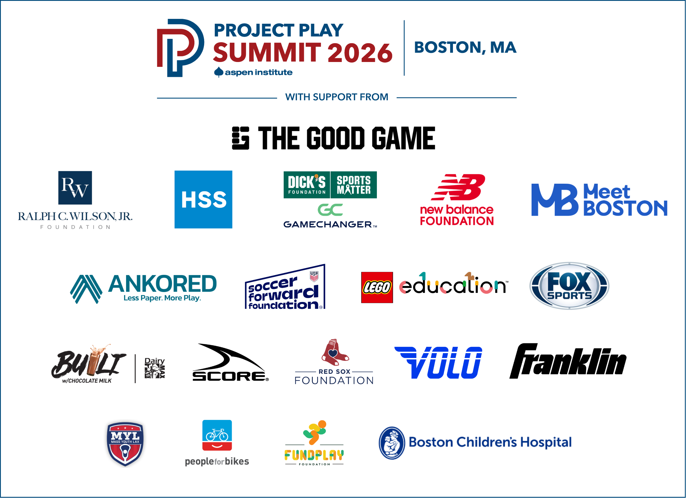 Project Play Summit 2026 | Livestream - Project Play