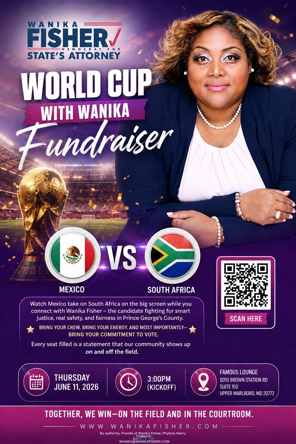 World Cup with Wanika Fundraiser