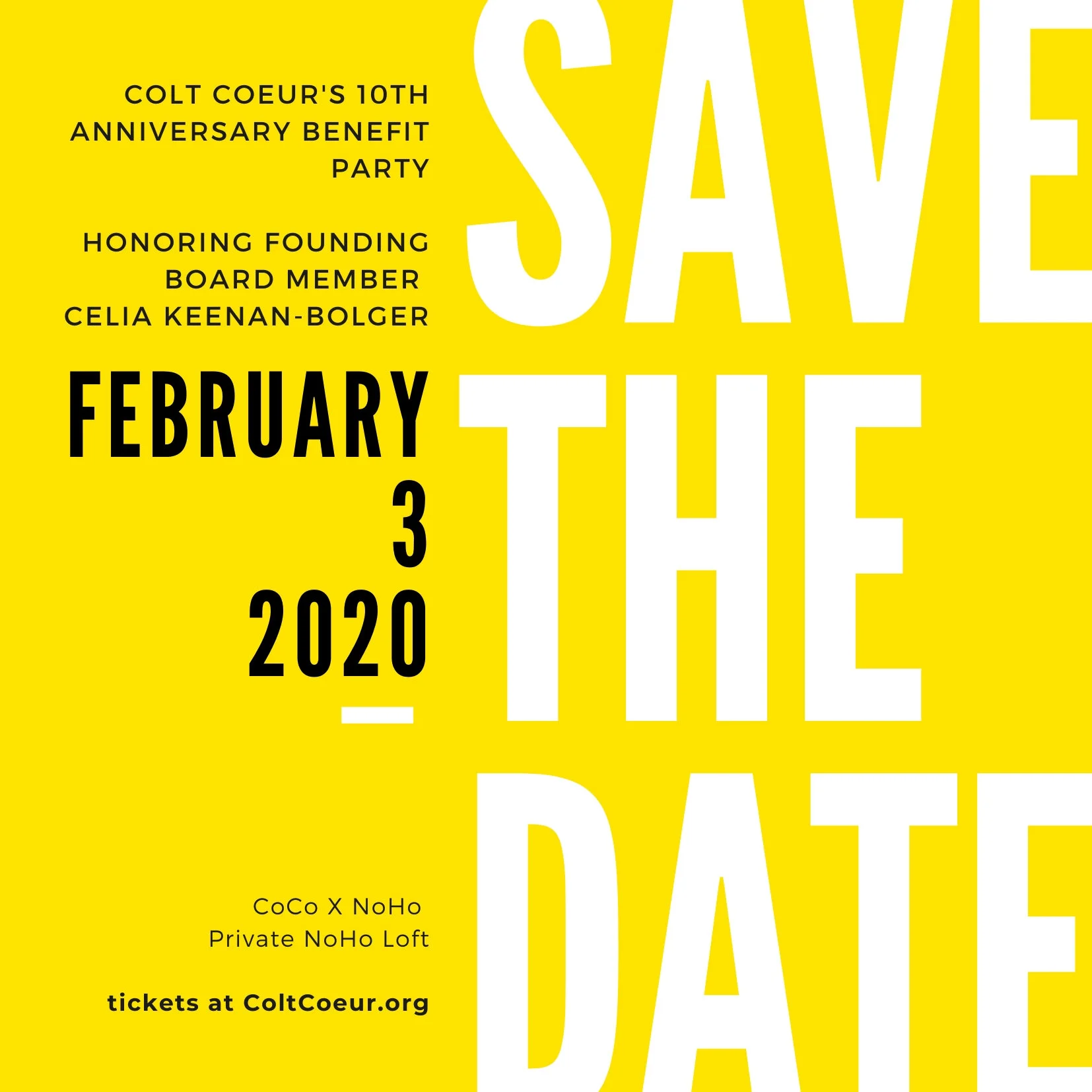 10TH ANNIVERSARY BENEFIT PARTY