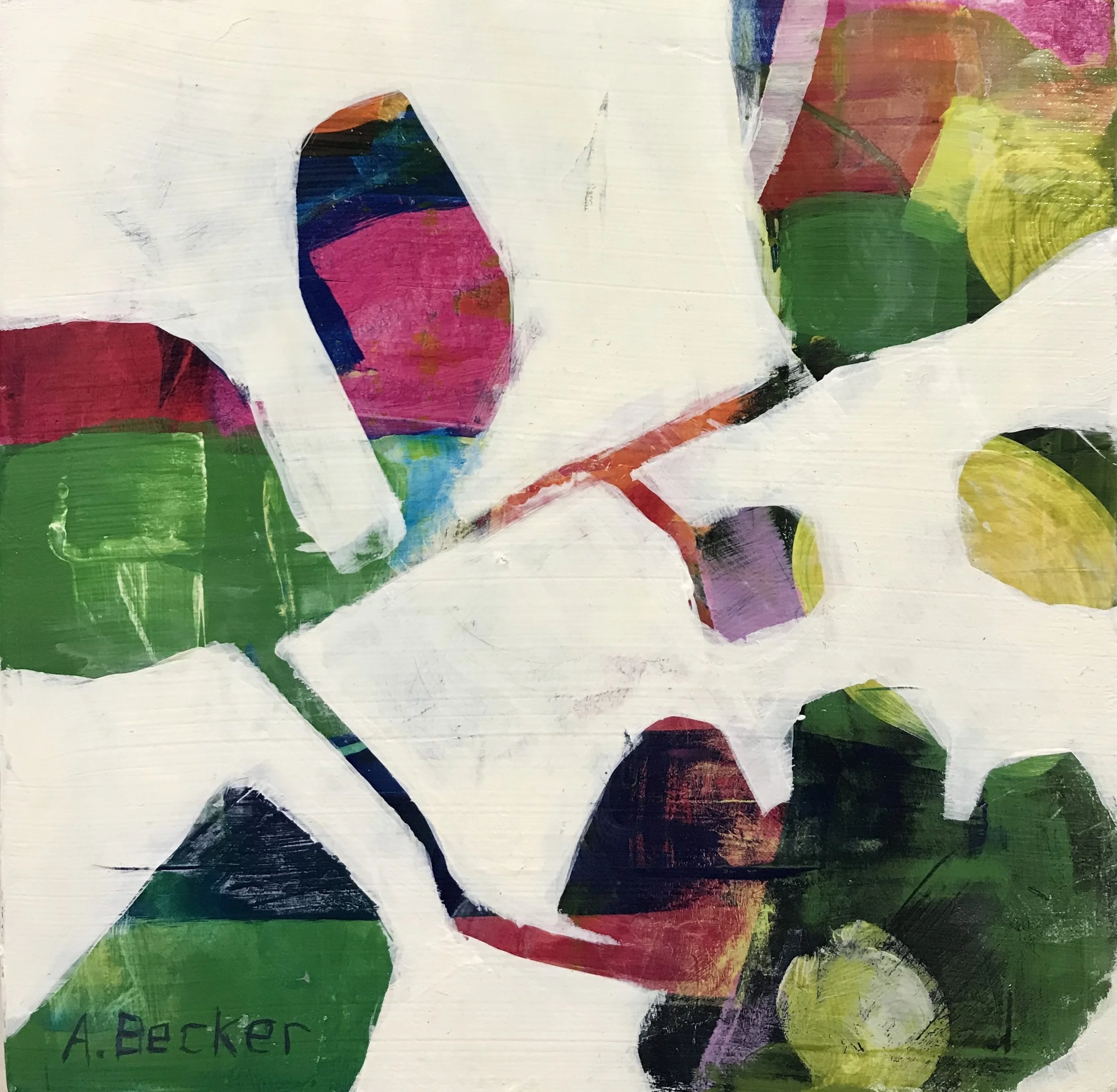 Branch, 6"x6", sold