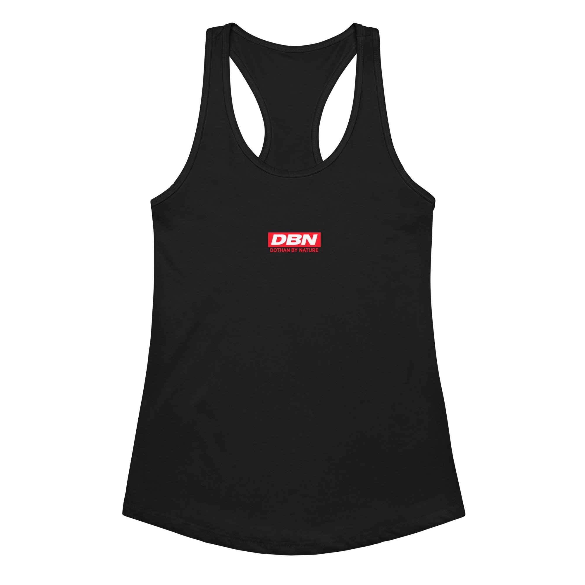 DBN Women’s fitted racerback tank top