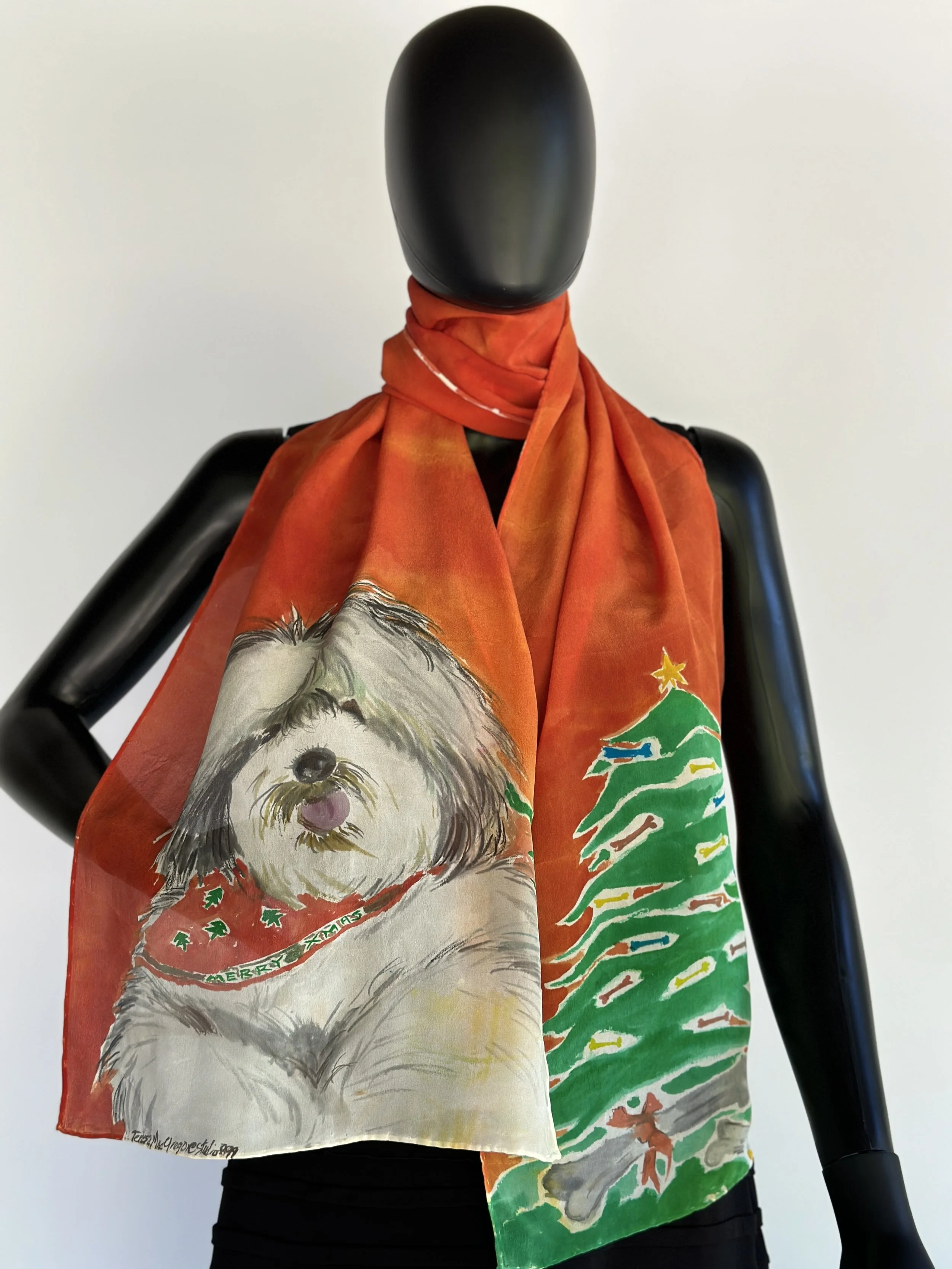 Dreaming of a 'Bone' Christmas scarf