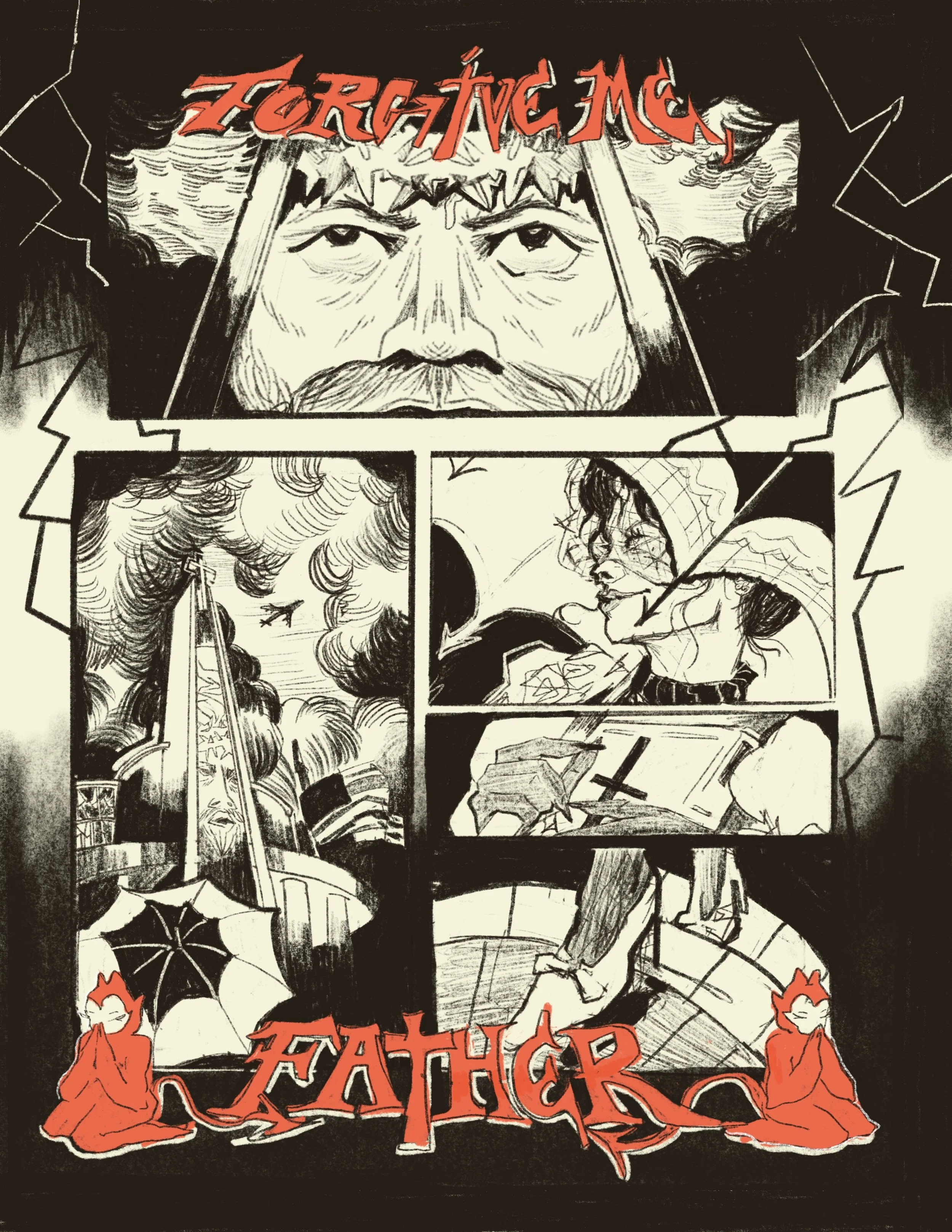 And Up They Sprung Comic Page 3 Mili St John