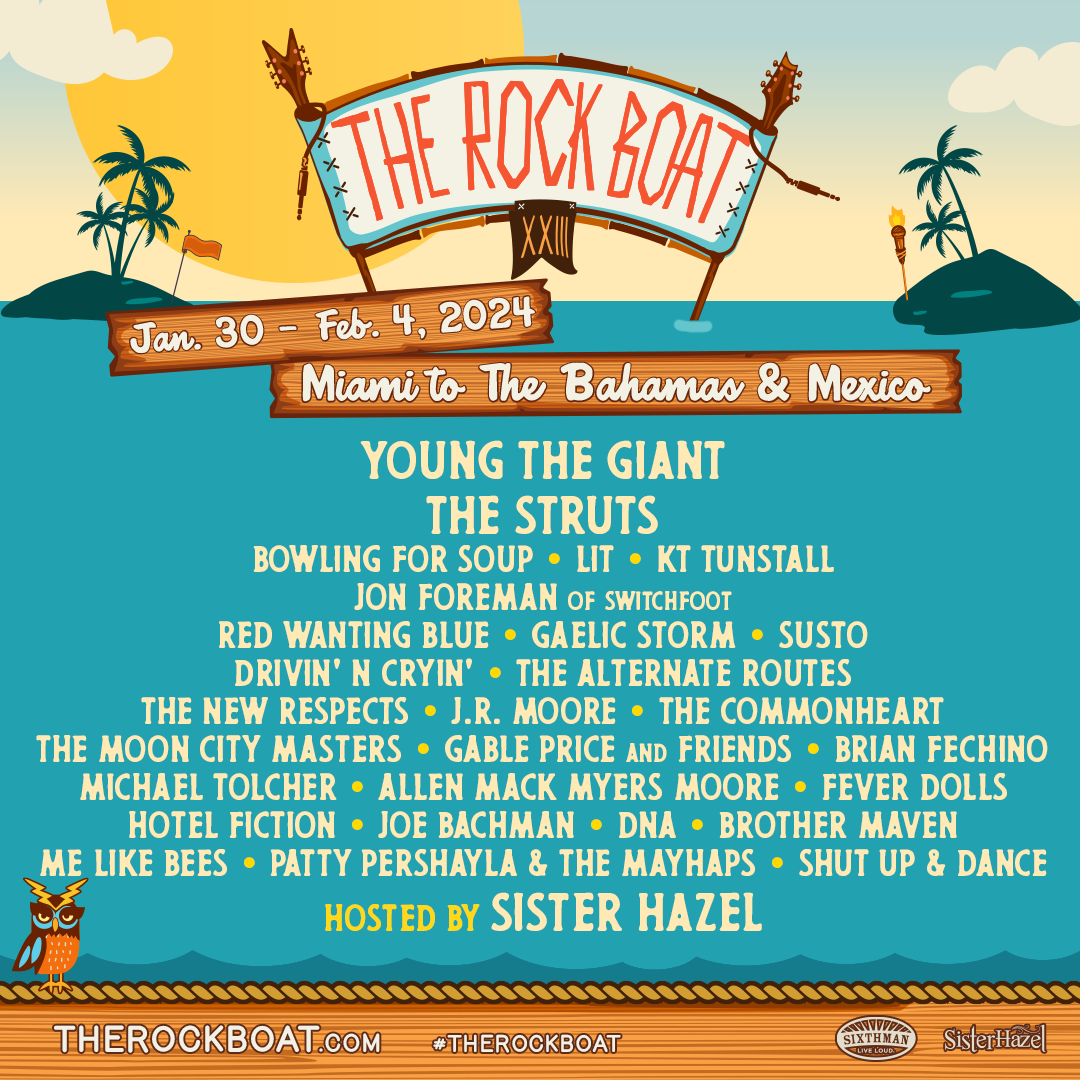 Rock Boat 2024 - Miami, FL; Key West, FL; Costa Maya, MX