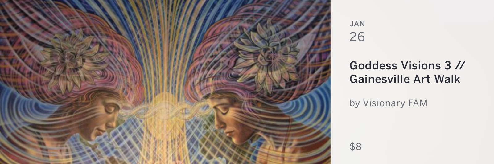 Goddess Visions 3 Art Walk Gallery Viewing