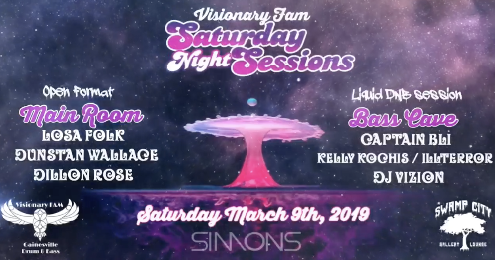 Visionary FAM Saturday Night Sessions / Live Painting