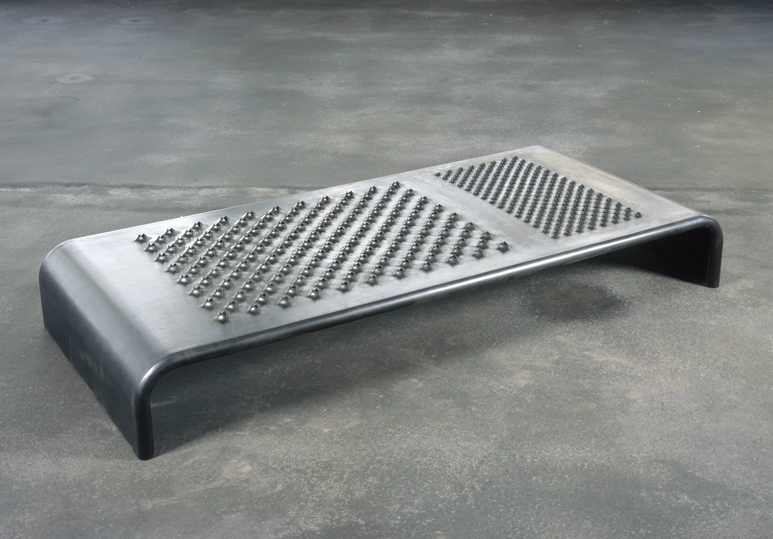 Mona Hatoum, Daybed , 2008, black finished steel