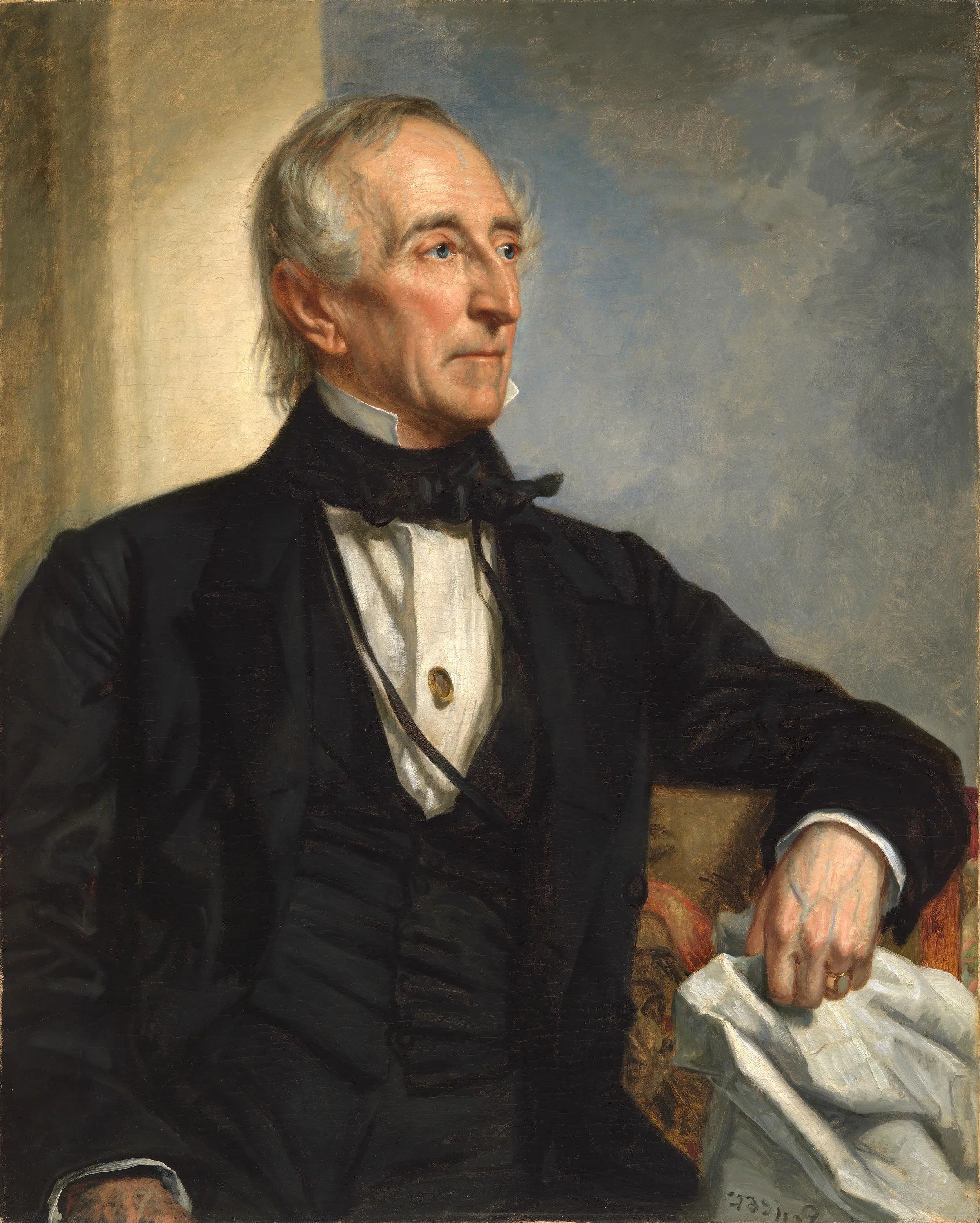 George Peter Alexander Healy (1813–1894), Portrait of John Tyler , Oil on canvas, 1859
