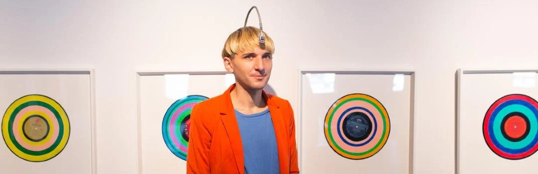 Neil Harbisson, his antenna, and his artwork