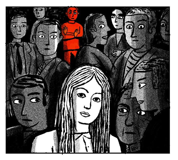 This was a piece for UU World Magazine, for the Unitarian Church. Great people. It's about how all women feel threatened by unwanted advances from men, and how hard it is to tell a harmless nuisance from someone really dangerous.