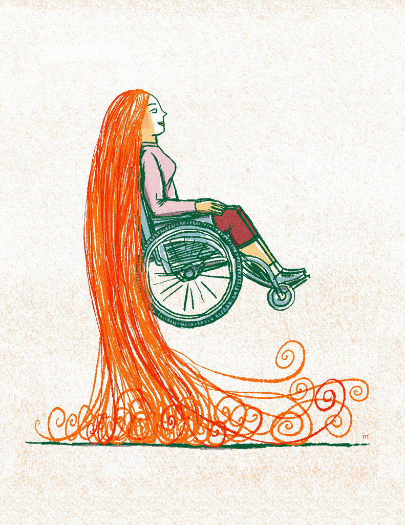 This was also for Live Happy, about overcoming disabilities...profiling a wheelchair bound athlete.