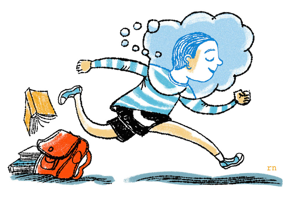 Series of images on teen development for WSJ