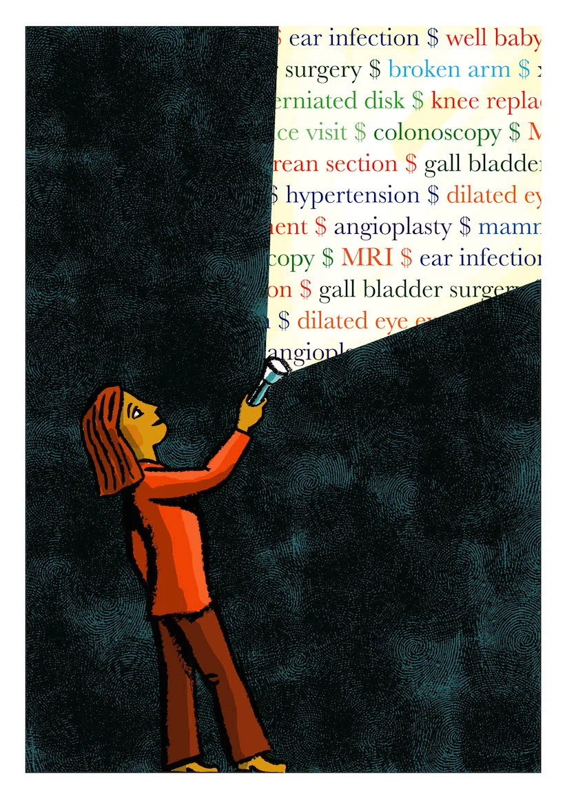 Multi use image for Fair Health.org. Primarily website but also print, presentations, and internal training materials.