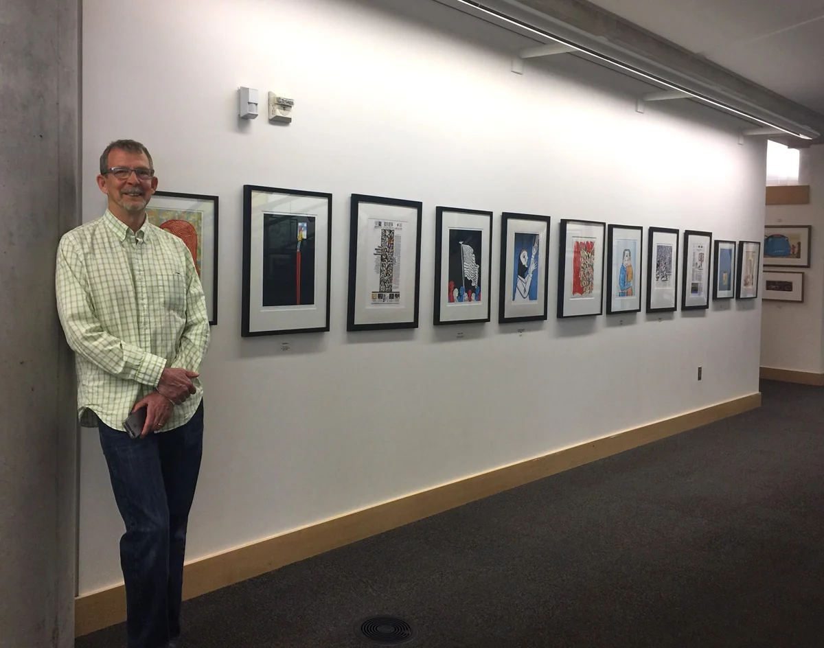 The editorial wall.