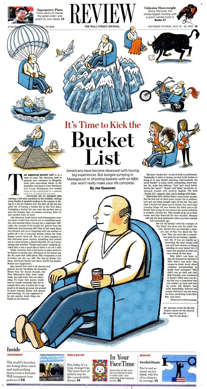 Bucket List, WSJ.