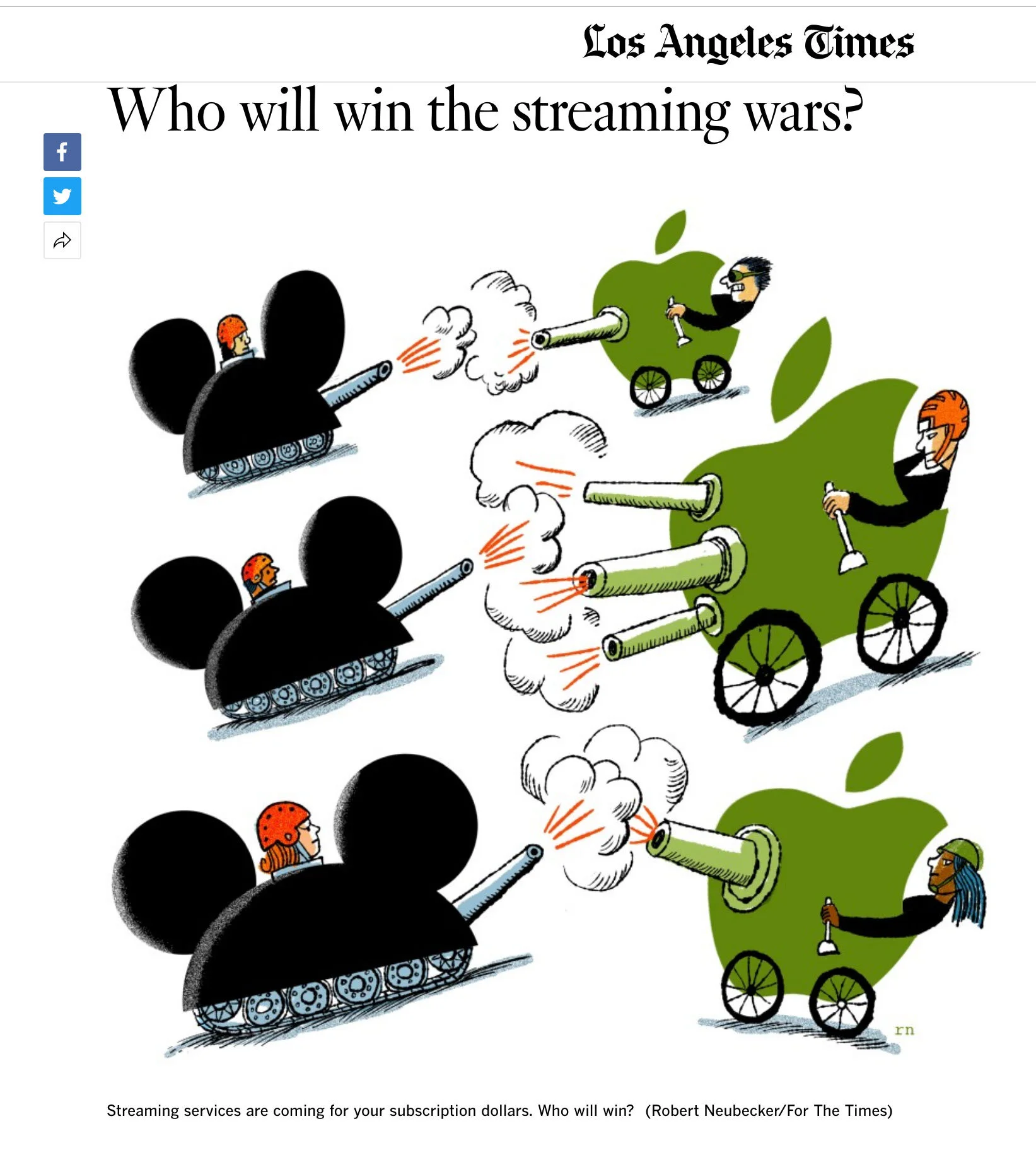  L.A. Times: Streaming Wars! 
