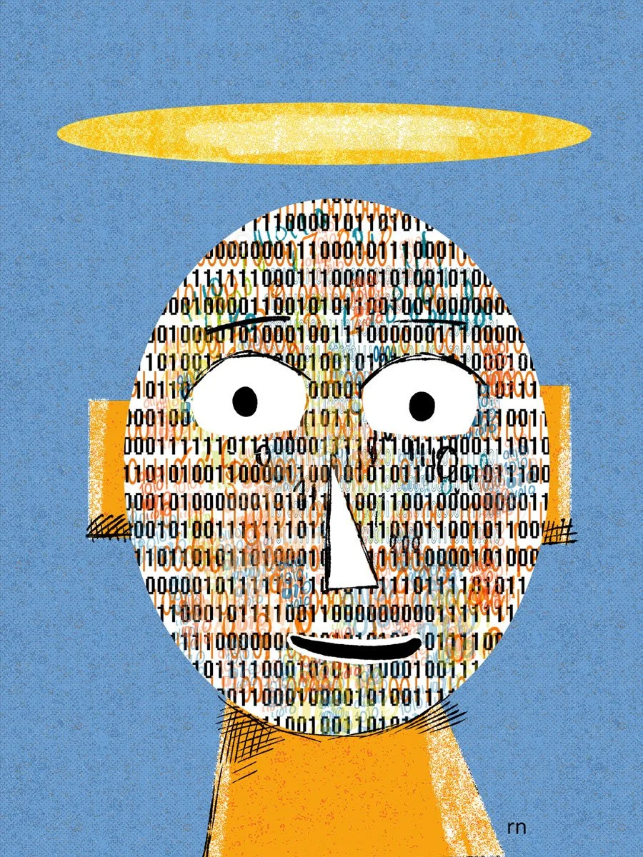  AI- unused sketch, Deseret Magazine! 