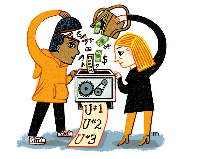  NYTimes: New algorithm that helps determine financial aid from all colleges based on grades &amp; ability to pay. 