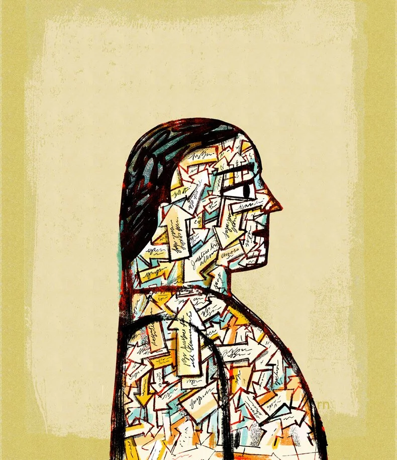    Originally done as a Cover, Deseret Magazine for an  essay by General Stanley McCrystal on character- as the sum of our choices large and small. Used inside. 